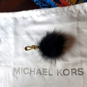 Small Michael Kors black purse puff